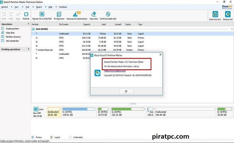 easeus partition master serial